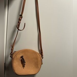 JCrew suede bag
